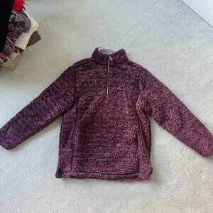 Purple Sherpa Fleece